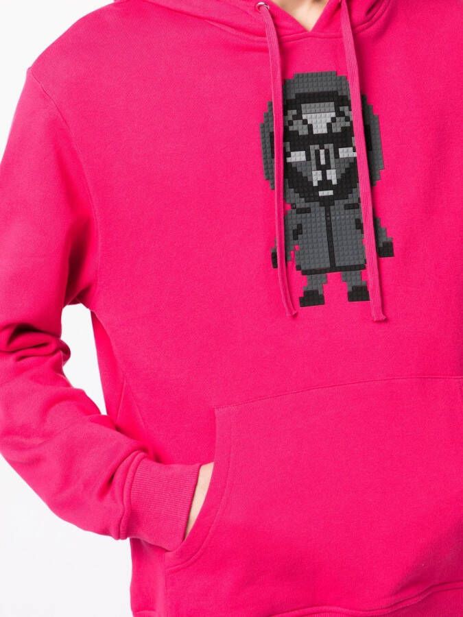 Mostly Heard Rarely Seen 8-Bit Head Master hoodie Roze