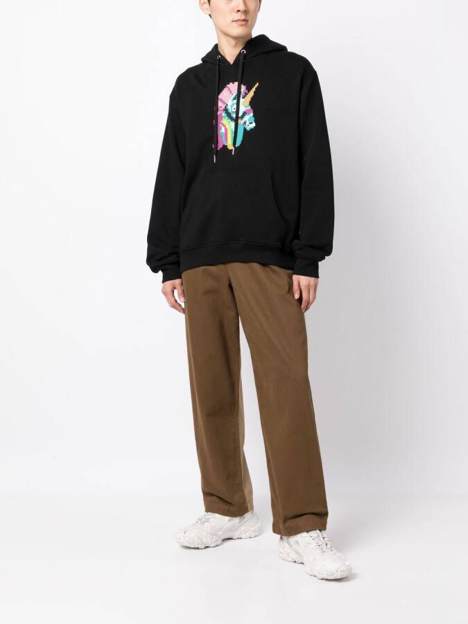 Mostly Heard Rarely Seen 8-Bit Hoodie met grafische print Zwart