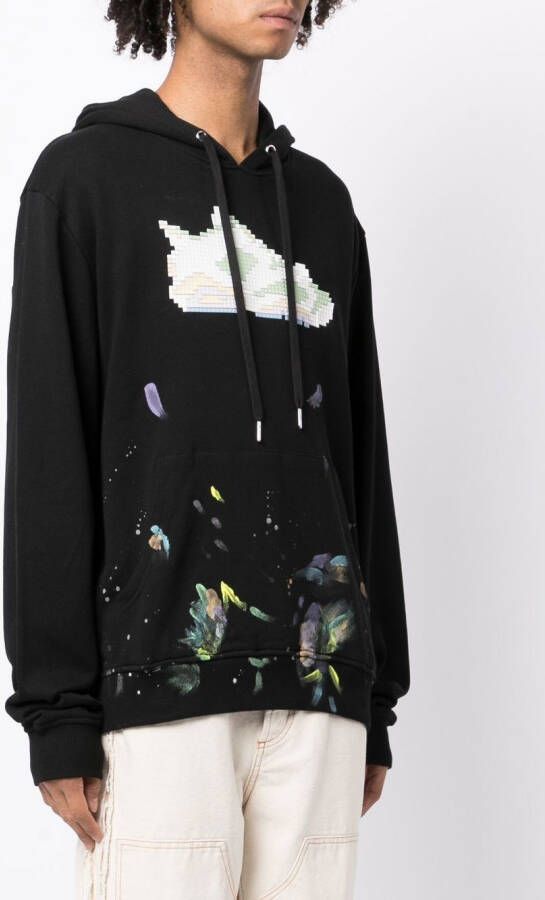 Mostly Heard Rarely Seen 8-Bit Hoodie met logo Zwart