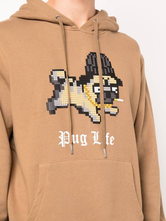 Mostly Heard Rarely Seen 8-Bit Hoodie met print Bruin