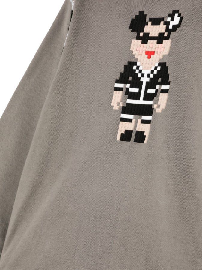 Mostly Heard Rarely Seen 8-Bit Hoodie met print Grijs