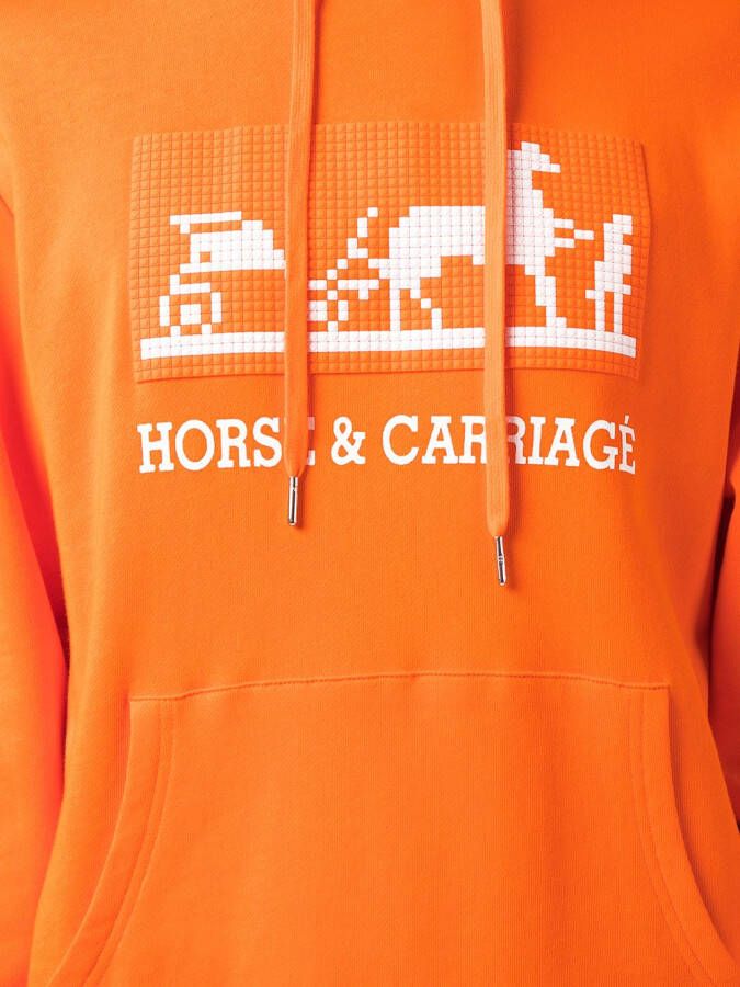 Mostly Heard Rarely Seen 8-Bit Hoodie met print Oranje