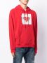 Mostly Heard Rarely Seen 8-Bit Hoodie met print Rood - Thumbnail 3