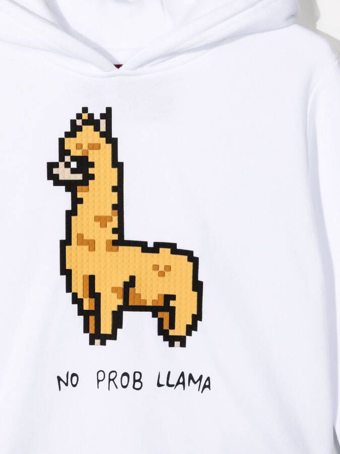 Mostly Heard Rarely Seen 8-Bit Hoodie met print Wit