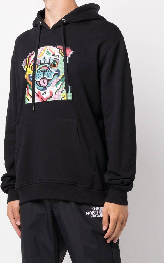 Mostly Heard Rarely Seen 8-Bit Hoodie met print Zwart