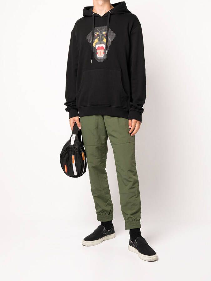 Mostly Heard Rarely Seen 8-Bit Hoodie met print Zwart
