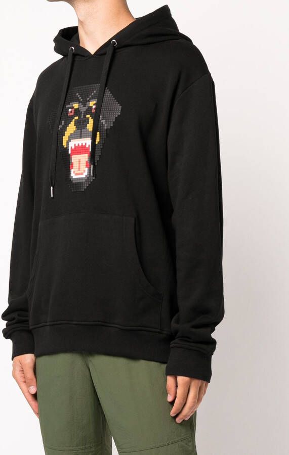 Mostly Heard Rarely Seen 8-Bit Hoodie met print Zwart