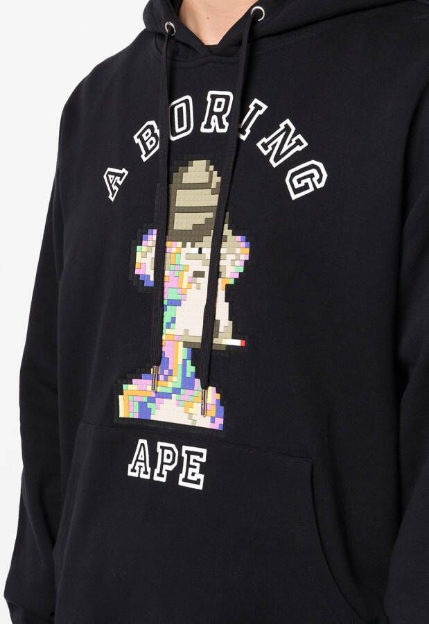 Mostly Heard Rarely Seen 8-Bit Hoodie met print Zwart