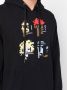 Mostly Heard Rarely Seen 8-Bit Hoodie met print Zwart - Thumbnail 5