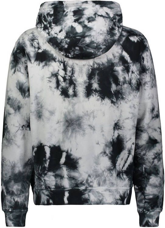 Mostly Heard Rarely Seen 8-Bit Hoodie met tie-dye print Zwart