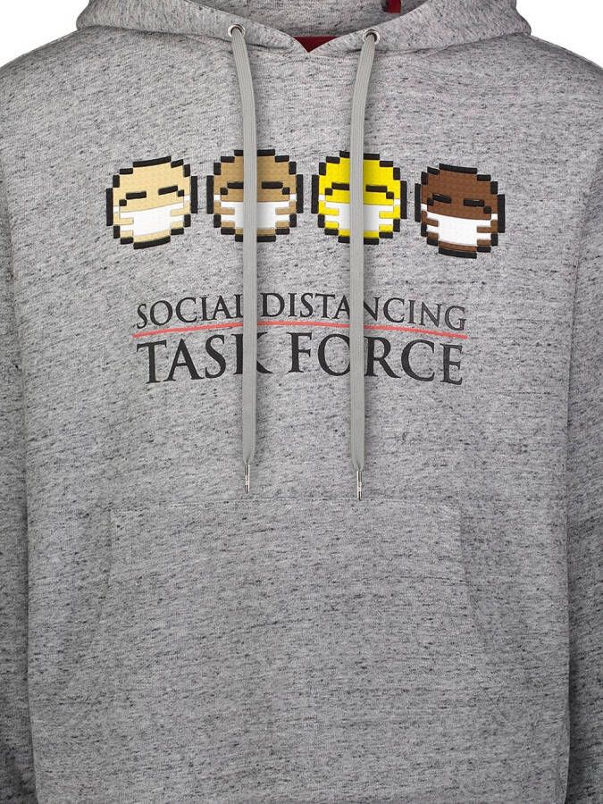 Mostly Heard Rarely Seen 8-Bit Hoodie met trekkoord Grijs