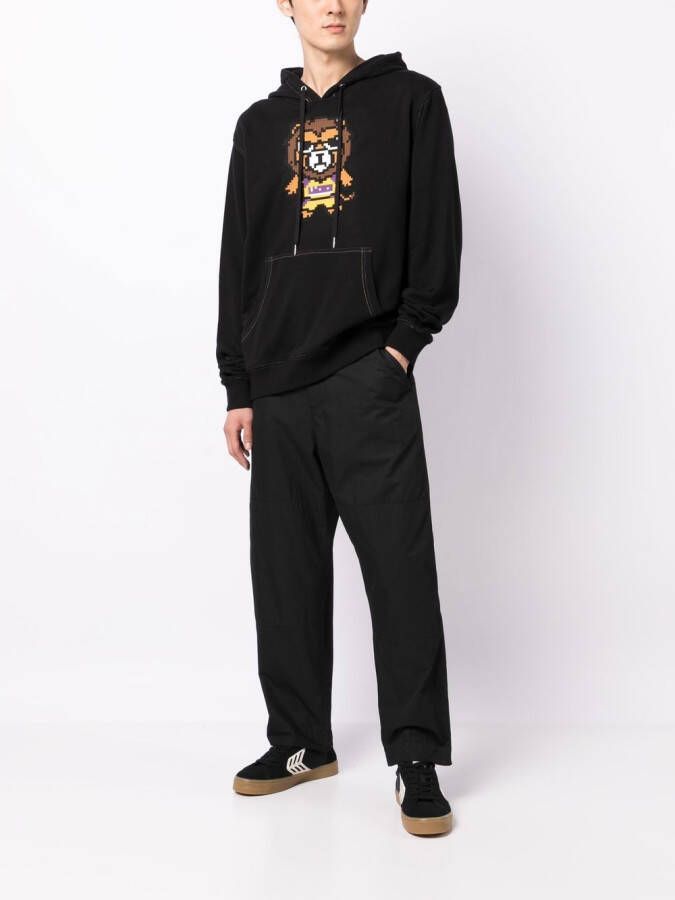 Mostly Heard Rarely Seen 8-Bit Hoodie met print Zwart