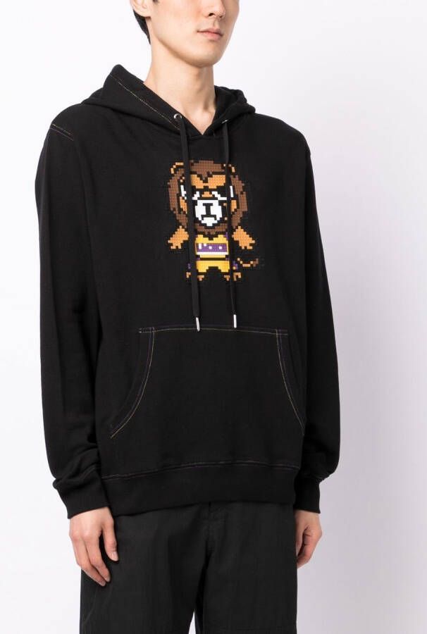 Mostly Heard Rarely Seen 8-Bit Hoodie met print Zwart