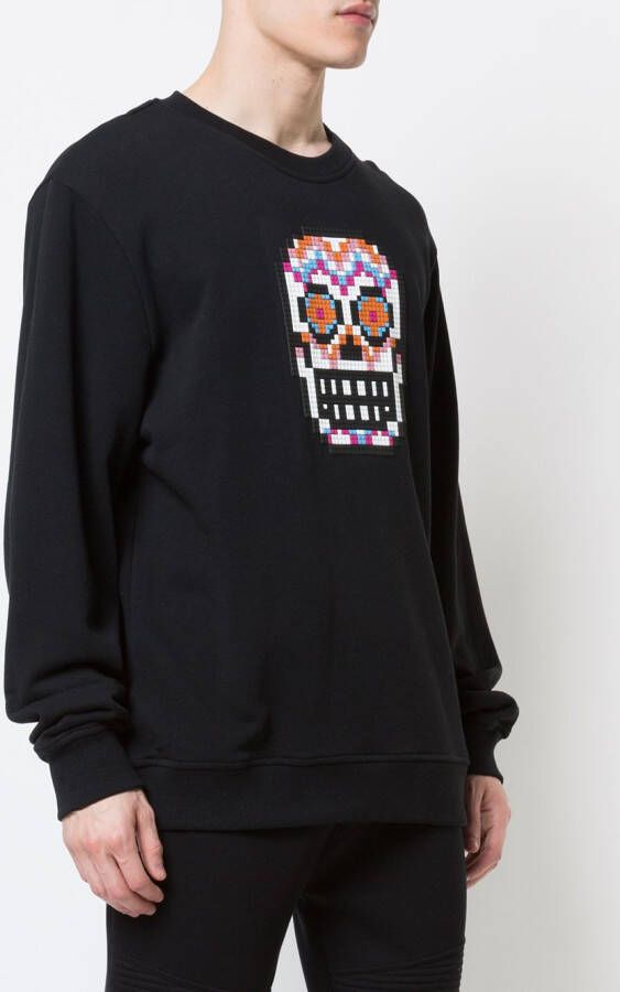 Mostly Heard Rarely Seen 8-Bit Muertos Skull sweater Zwart