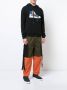 Mostly Heard Rarely Seen 8-Bit patchwork sneaker hoodie Zwart - Thumbnail 2
