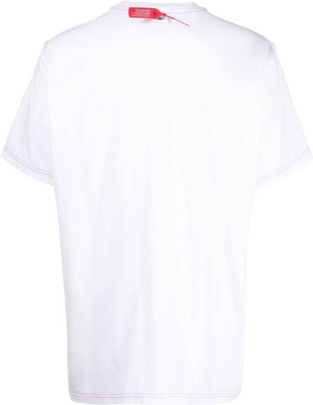 Mostly Heard Rarely Seen 8-Bit Katoenen T-shirt Wit