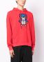Mostly Heard Rarely Seen 8-Bit Hoodie met print Rood - Thumbnail 3