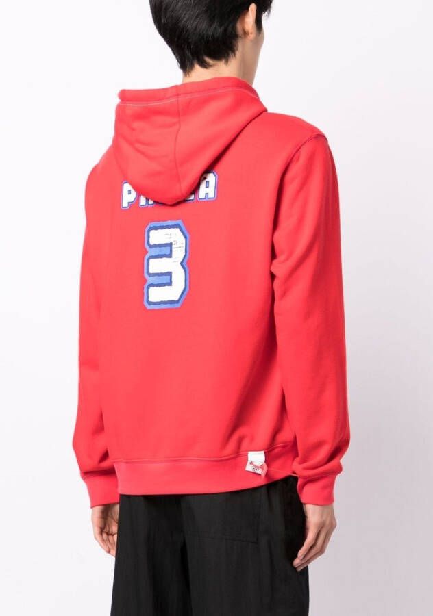 Mostly Heard Rarely Seen 8-Bit Hoodie met print Rood