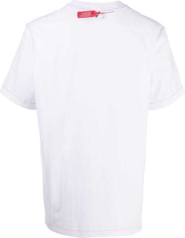 Mostly Heard Rarely Seen 8-Bit T-shirt met grafische print Wit