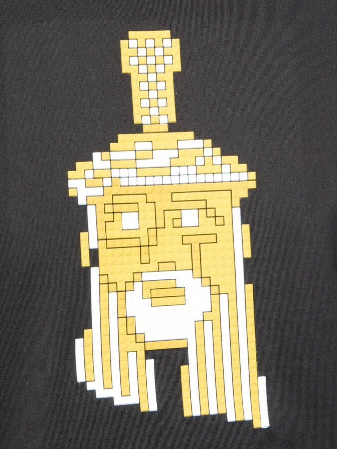 Mostly Heard Rarely Seen 8-Bit T-shirt met Jezus print Zwart