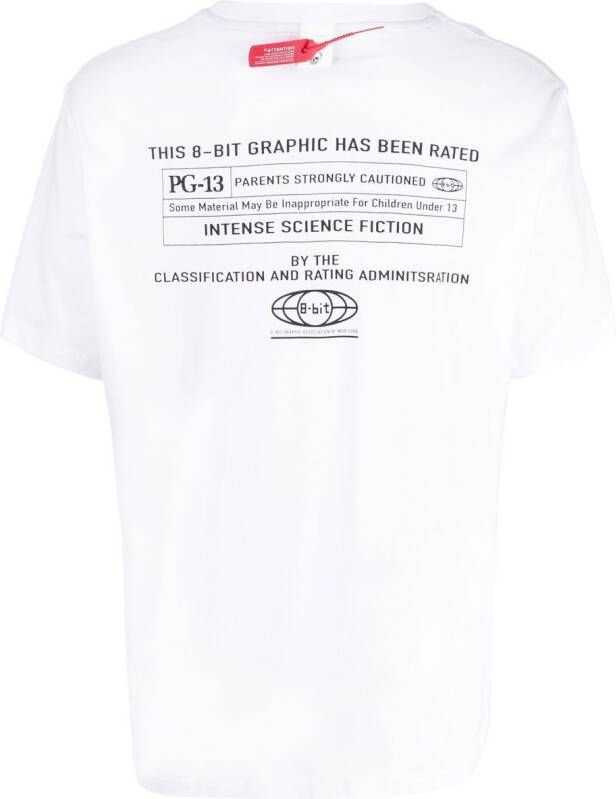 Mostly Heard Rarely Seen 8-Bit T-shirt met print Wit