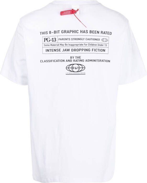 Mostly Heard Rarely Seen 8-Bit T-shirt met print Wit