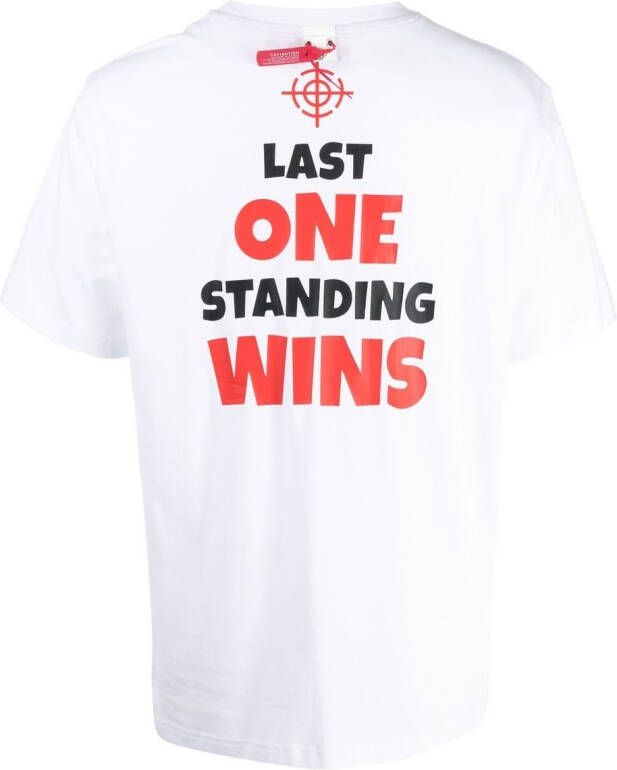 Mostly Heard Rarely Seen 8-Bit T-shirt met print Wit