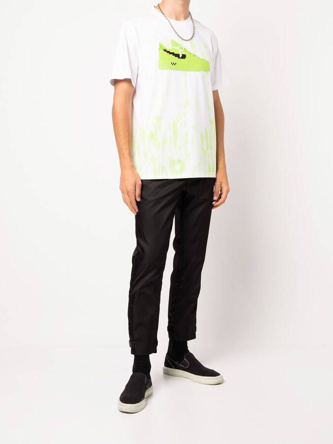 Mostly Heard Rarely Seen 8-Bit T-shirt met print Wit