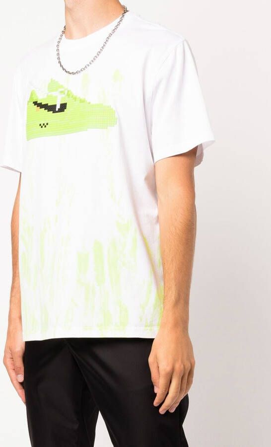 Mostly Heard Rarely Seen 8-Bit T-shirt met print Wit
