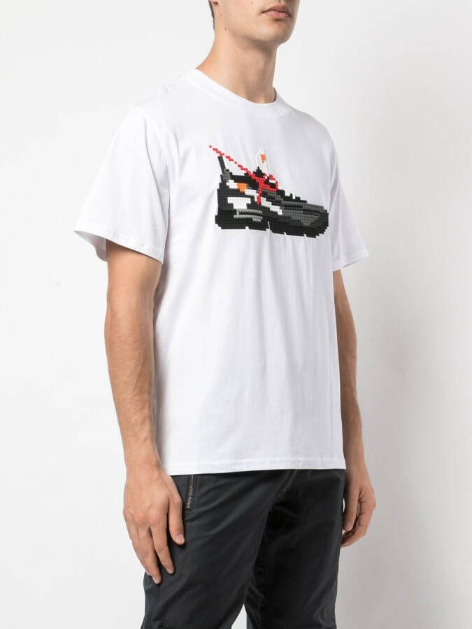 Mostly Heard Rarely Seen 8-Bit T-shirt met print Wit