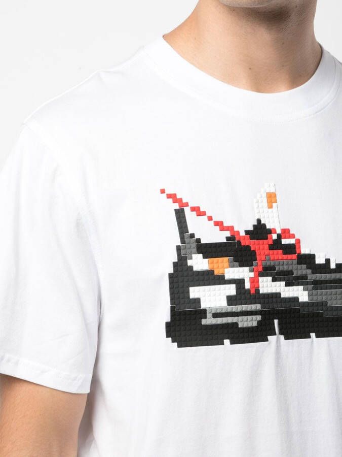 Mostly Heard Rarely Seen 8-Bit T-shirt met print Wit