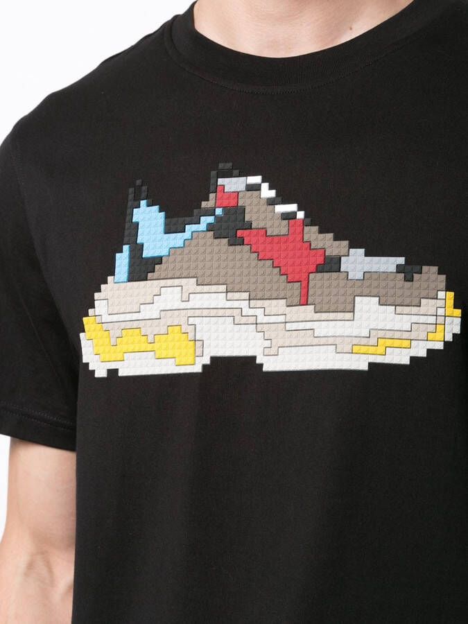 Mostly Heard Rarely Seen 8-Bit T-shirt met print Zwart