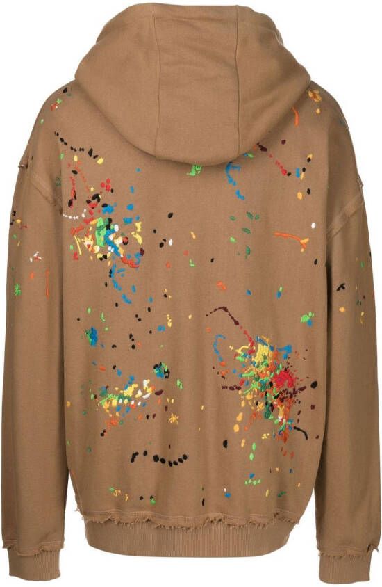 Mostly Heard Rarely Seen Hoodie met logoprint Bruin