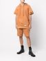 Mostly Heard Rarely Seen Shorts met patchwork Oranje - Thumbnail 2