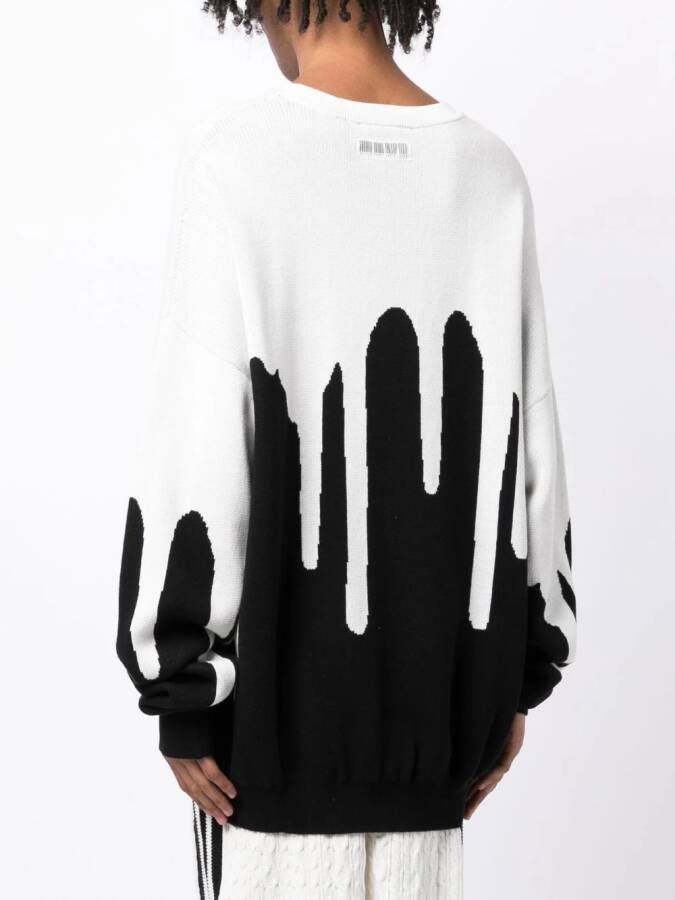 Mostly Heard Rarely Seen Sweater met ronde hals Wit