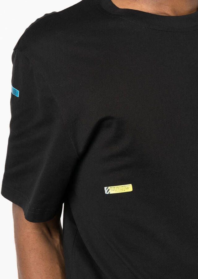 Mostly Heard Rarely Seen T-shirt met barcode patch Zwart