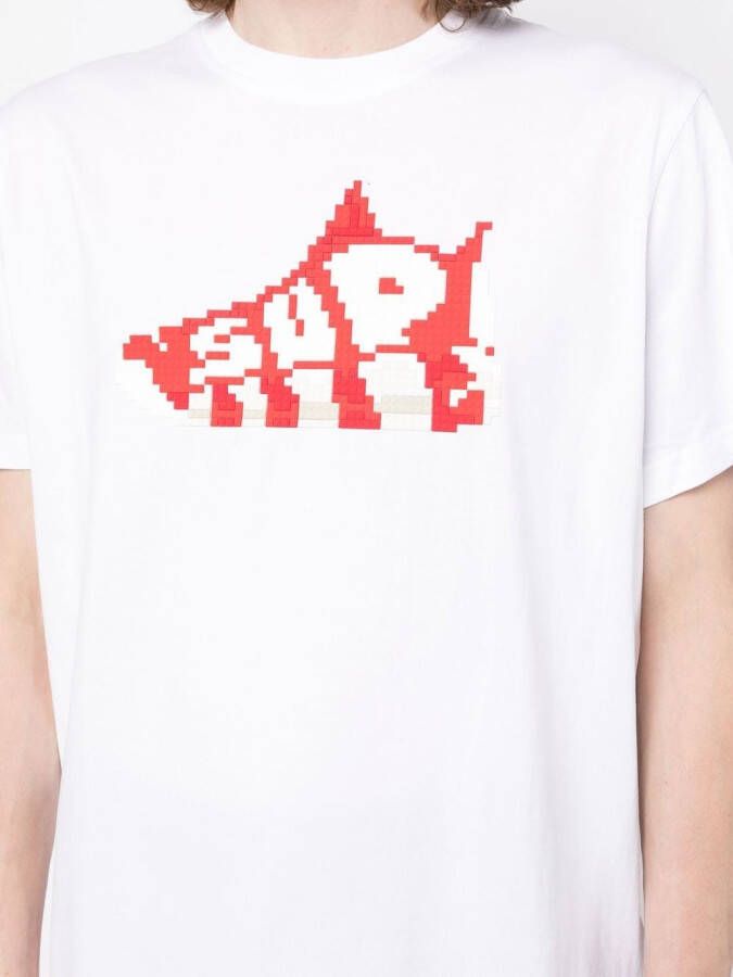 Mostly Heard Rarely Seen T-shirt met print Wit