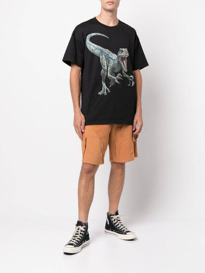 Mostly Heard Rarely Seen T-shirt met print Zwart