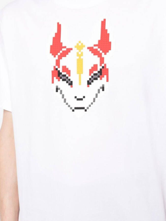 Mostly Heard Rarely Seen T-shirt met tekst Wit