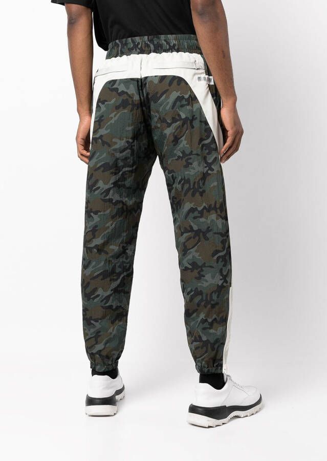 Mostly Heard Rarely Seen Trainingsbroek met camouflageprint Groen