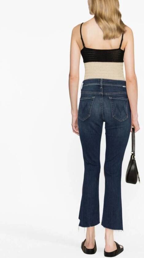 MOTHER Cropped jeans Blauw
