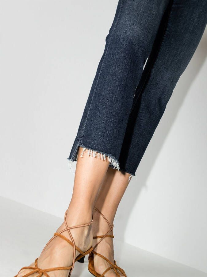 MOTHER Cropped jeans Blauw
