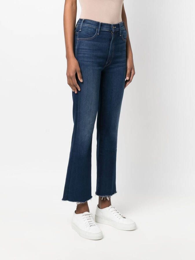 MOTHER Cropped jeans Blauw