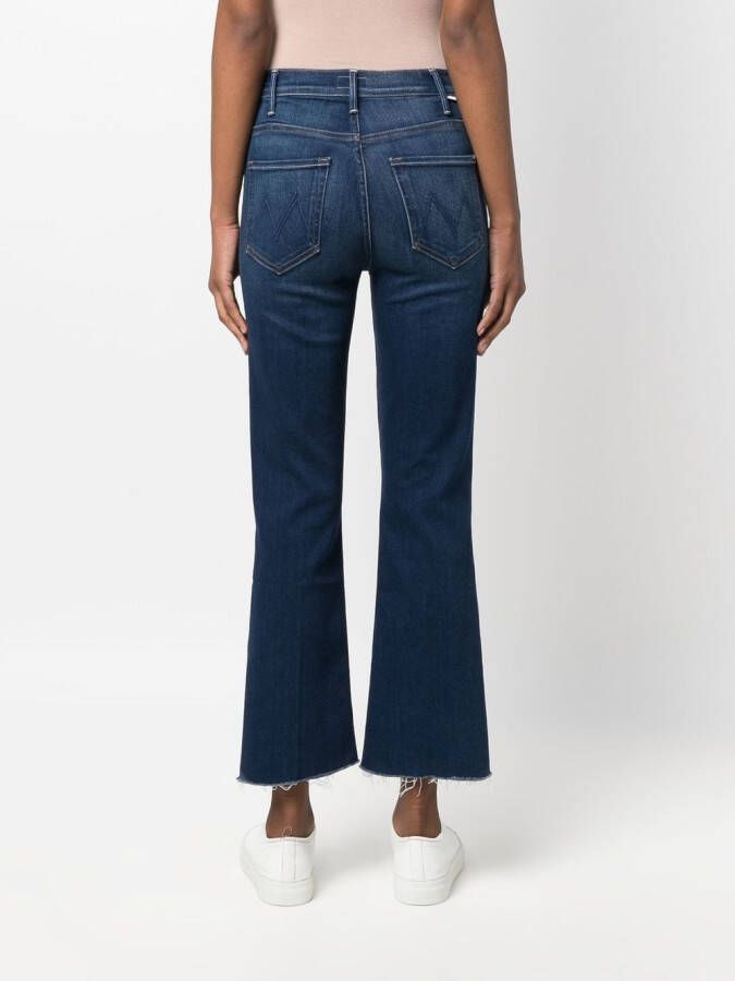 MOTHER Cropped jeans Blauw