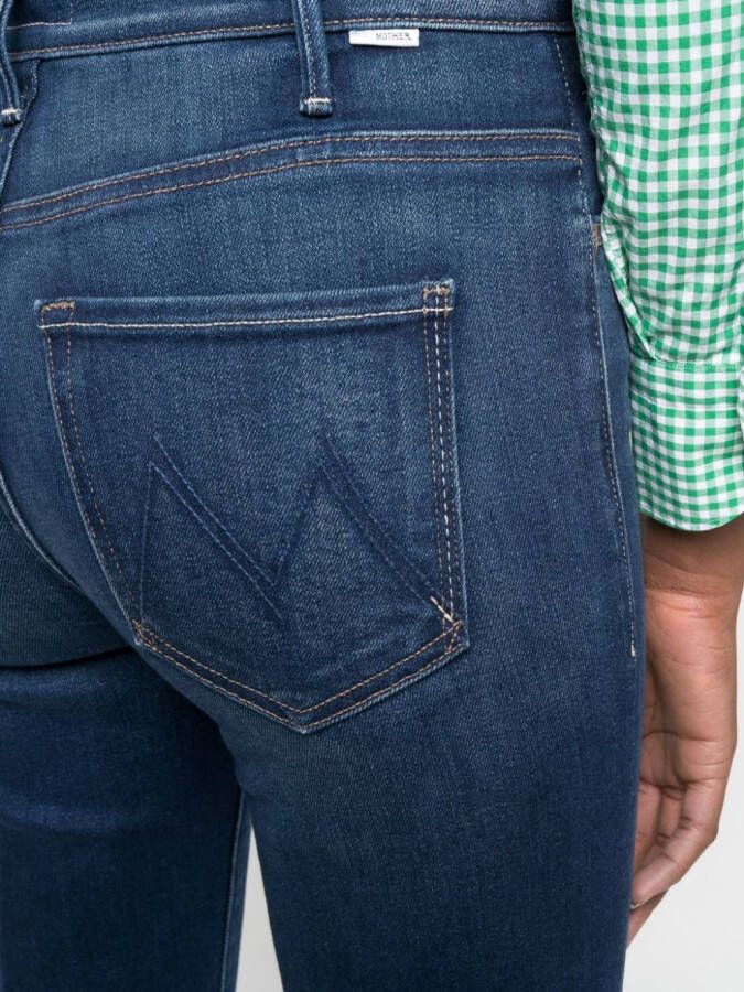 MOTHER Cropped jeans Blauw