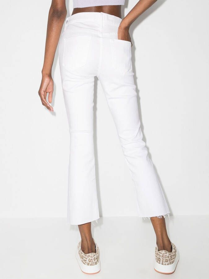 MOTHER Cropped jeans Wit