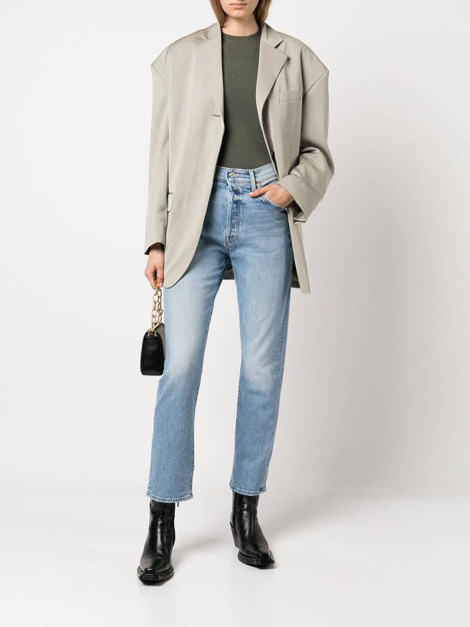 MOTHER High waist jeans Blauw