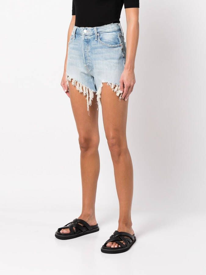 MOTHER High waist shorts Blauw