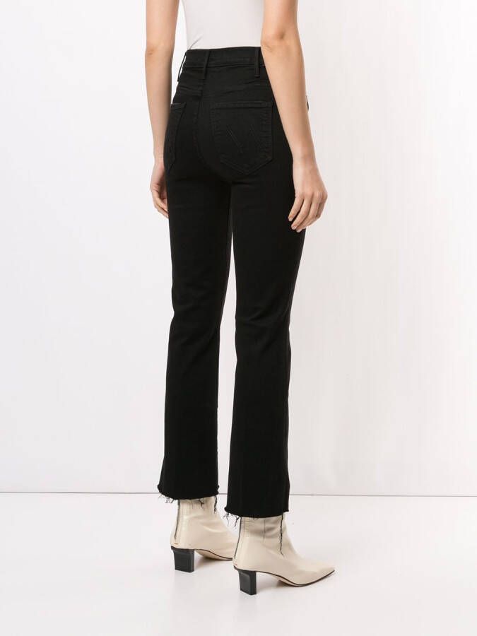 MOTHER Kick flare jeans Zwart