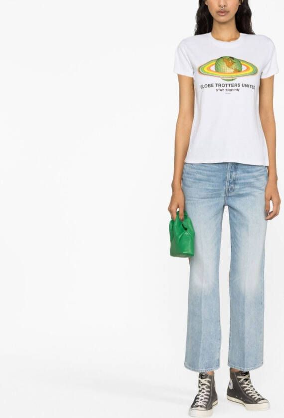 MOTHER Cropped jeans Blauw